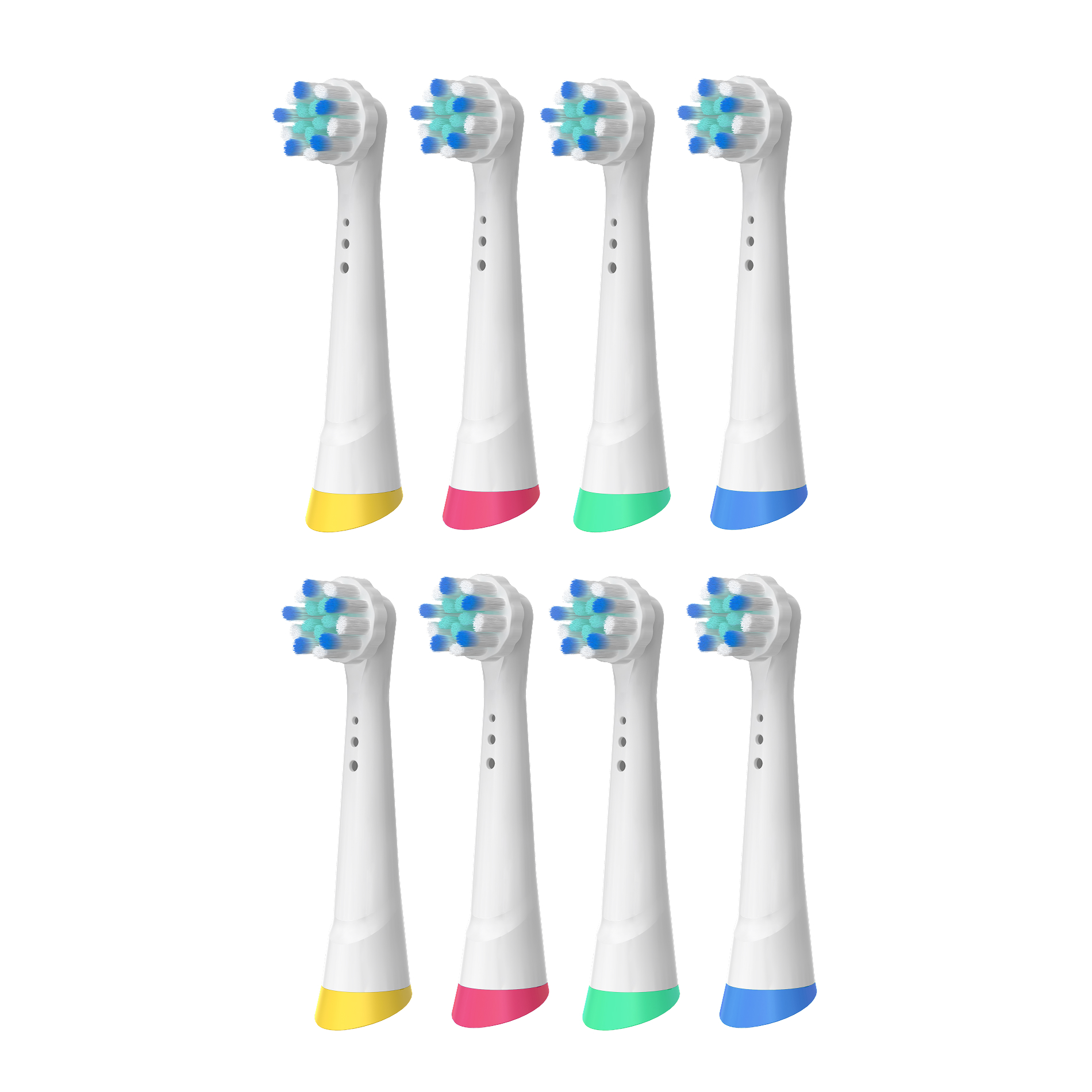 Ultrazvučna glava četkice za Oral-B iO Gentle Clean seriju, 8 kom, bijeli nastavci