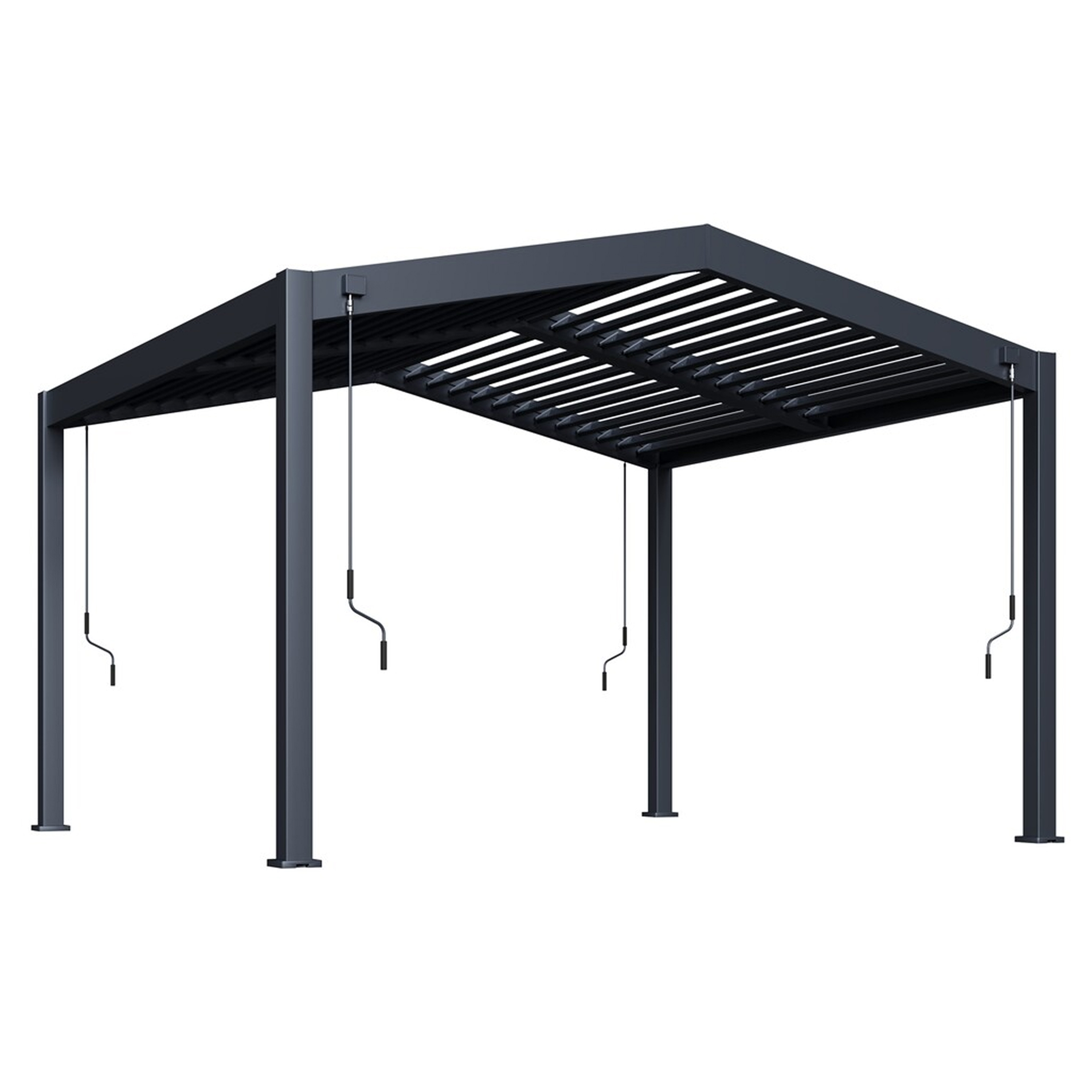 Bioklimatska pergola APEX 3,6x4 m, aluminij - samostojeća
