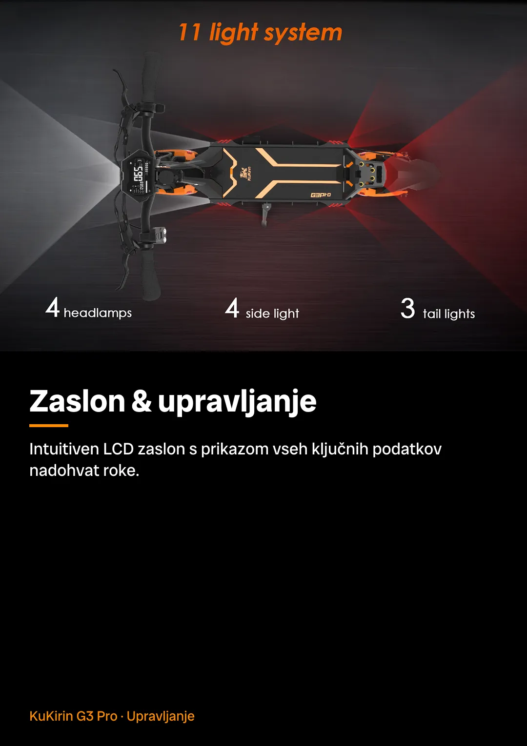 Slide 10 – Zaslon upravljanje