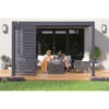 pergola plus wall vs 3x4m